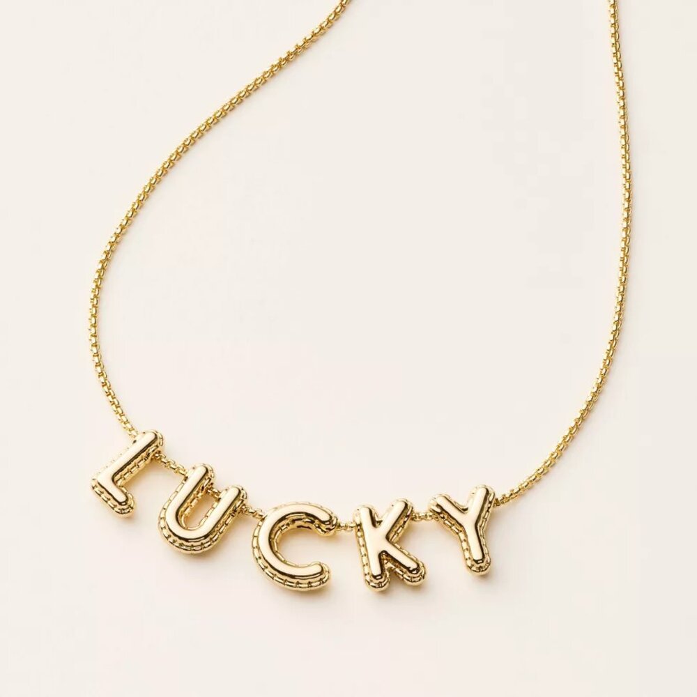 Lucky Bubble Chain Necklace - kate spade new york x Target Gold - NEW
